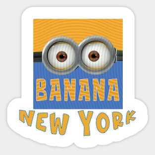DESPICABLE MINION AMERICA NEW YORK Sticker